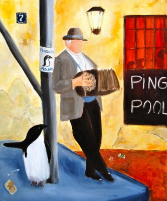 Pinguins poolbar